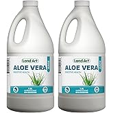 Pure Aloe Vera Juice - Unflavoured - Cold-Processed - Organic Fresh Leaves - Supports Digestive Health - Vegan - Ideal for Gu