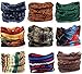 KINGREE Headband Neck Gaiter Head Wrap Headwear Face Mask Magic Scarf Bandana for Men and Women