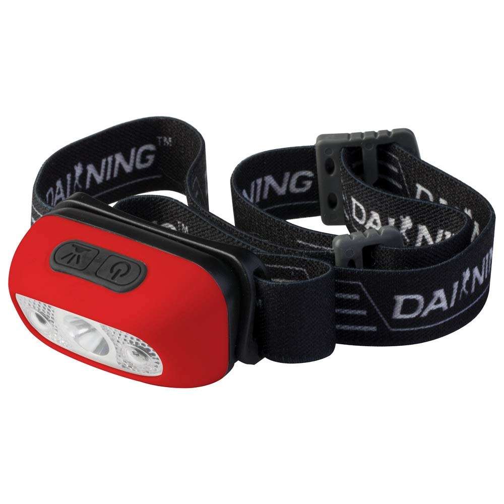 Poly Pool Headlamp, ., PP3157, red/black, Taglia Regolabile
