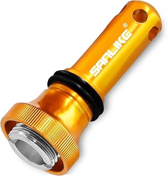 Amazon リールスタンド シマノ スピニング リール 用 ダイワ リールホルダー ラインストッパー フックキーパー付き アルミ製 超軽量 耐食海釣り ゴールド Sanlike スピニングリールパーツ