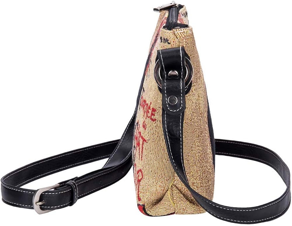 Signare Tapestry Women Bags inspired by Theophile Steinlen, Le Chat Noir (XB02-ART-TS-CHAT) - Image 4