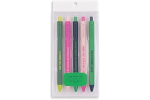 STEEL MILL AND CO. Steel Mill & Co Wicked Gel Pen Set, Cute Journaling Pens for Book Lovers/Librarians/School, Bookish Writing Pens, Assorted