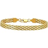 18K gold mesh bracelet for women's fashionable tennis bracelet with simple design and elegance, as a gift for women