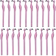 MIAO YUAN 20PCS Cute Pink Flamingo Gel Pens Gift for Child, Women, Coworkers, Hostess and Girlfriend, Great Party Supplies and School Supplies, Black Ink(0.5mm)