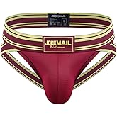JOCKMAIL Men's Jockstrap Underwear Athletic Supporter Low Rise Briefs Sport Underwear