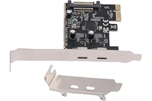 GOWENIC PCIe to USB 3.2 Gen 1 Card with 5Gbps Bandwidth, PCI Expree to USB C Expansion Card, PCI Express Type C PCIe USB3 Hub