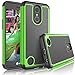 Tekcoo Case for LG K20 V/LG K20 Plus/LG Harmony / V5 / K10 2017, Cute [Tmajor] Shock Absorbing [Green] Rubber Plastic Scratch Resistant Defender Bumper Rugged Slim Grip Hard Cover Cases