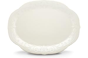 Lenox 822957 French Perle White 16" Oval Serving Platter