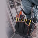 Klein Tools 554158-14 Tradesman Pro Tote 20 Pockets 1680d Ballistic Molded view 6