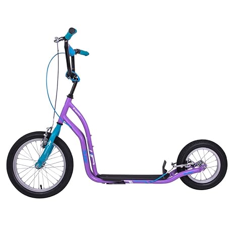 Tretroller Worker Suter SE 16/12 Zoll lila/blau bis 100 kg