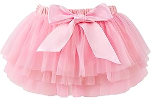 ZFZDRen 6M-3T Infant Baby Girl Tutu Skirt Toddler Girls Solid Color Tulle Skirts Birthday Outfits with Headband