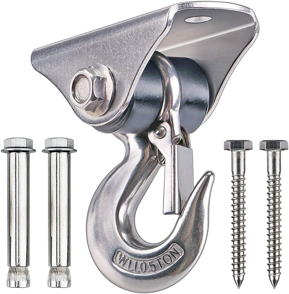 Besthouse Heavy Duty Swing Hangers, Silent Swing Hook with SUS304