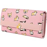 BAYSTORY Baystory Corgi Women Big Spender Clutch Travel Organizer Large Travel Purse Perfect Carry-All Money Manager Tri-fold