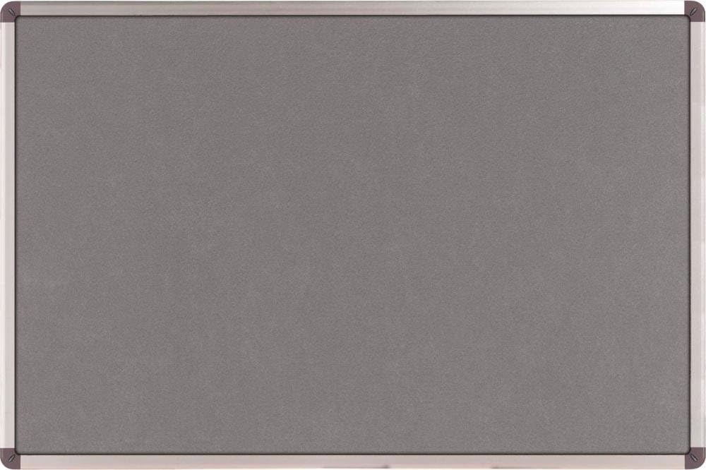 Nobo Elipse Noticeboard Felt with Aluminium Frame Grey (1200 x 900 mm)