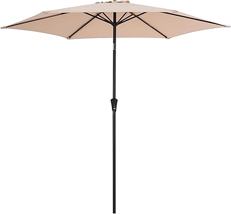 Amazon Com Sunjoy 9 Prescott Umbrella Made Of Steel Fabric Garden Outdoor