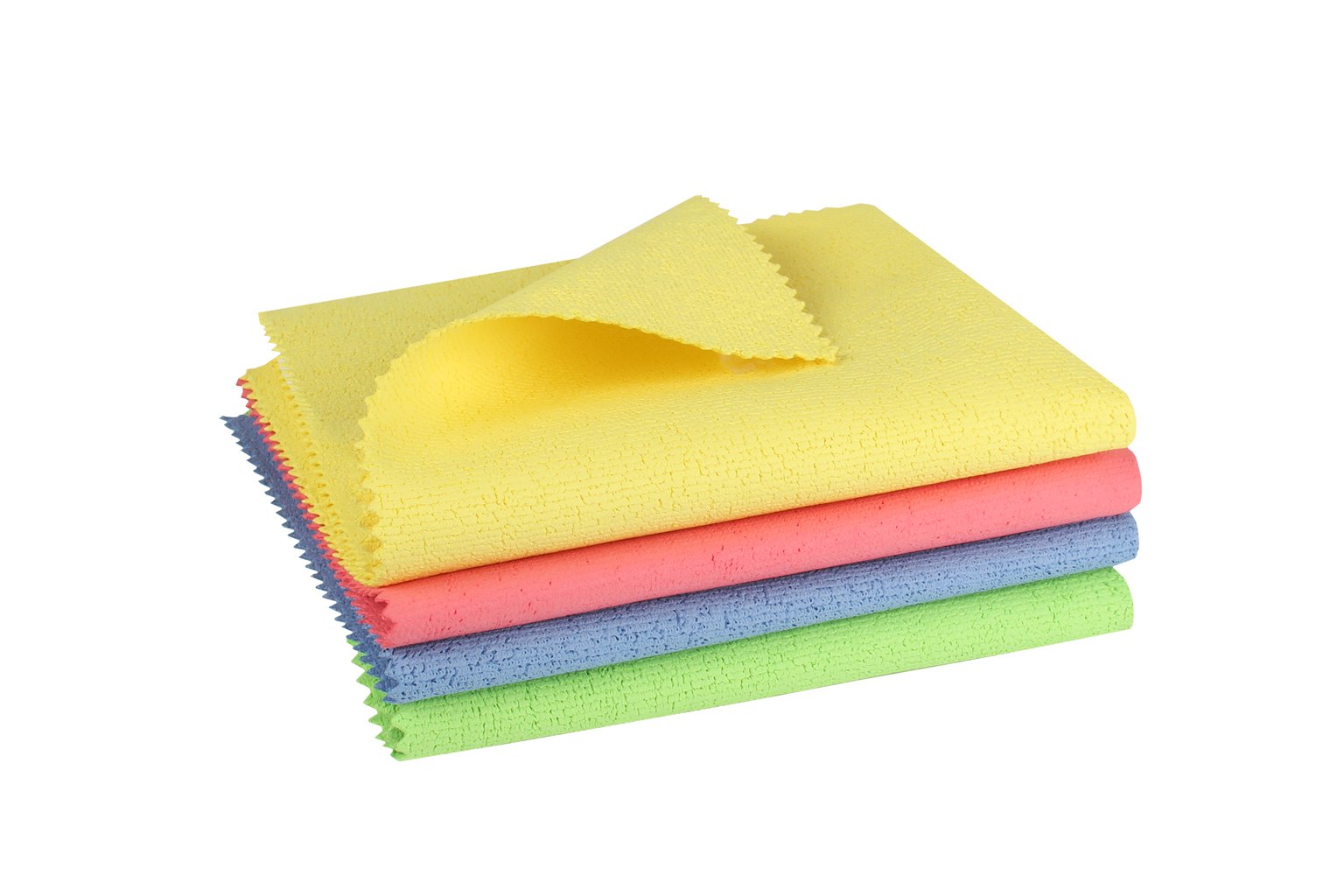 Microfibre Glass Cloths Bellanet PU Coated Water and Dirt | High Quality | Highly Absorbent Microfibre Cloths for Car, Motorcycle, Caravan | Extremely Absorbent and Lint- (Assorted Colours Pack of 4)