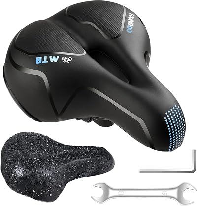 YOUNGDO Bike Seat Comfortable Wide Road Saddle Gel Saddle Breathable