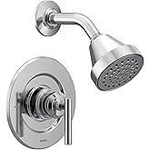 Moen Gibson Chrome Posi-Temp Pressure Balancing Eco-Performance Modern Shower Trim, Valve Required, T2902EP