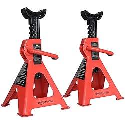 Amazon Basics Steel Jack Auto Stands with 6,000 lb
