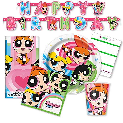 Powerpuff Girls Birthday Party Supplies For 16 Guests Buy Online