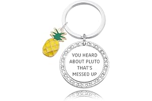 DINLUNED Psych Keychain Psych Inspired Keychain Psych TV Show Gift Psych Pineapple Gift Psych Fans Gift Pineapple Loves Gift