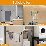 YUET Chrome Towel Rail 12 inch 304 Stainless Steel Wall Mounted view 9