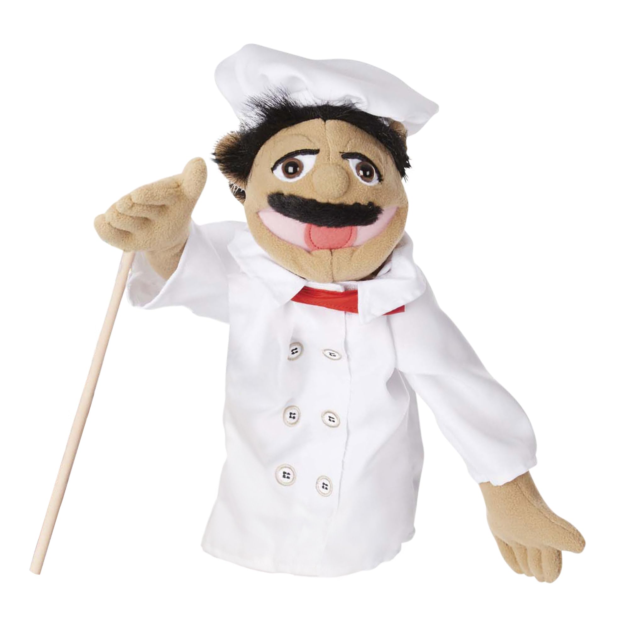 Melissa & Doug Chef Puppet (Al Dente) | Toy for Children, Easy for Little Hands to Use | 38 cm