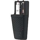 ZAKRA Curling Iron Holder,Heat Resistant Silicone Holder for Flat Iron,Hair Straightener,Hot Hair Tools,Vanity Accessories Or