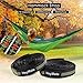 HeyMate Camping Hammock 210T Portable Lightweight Parachute Nylon Hammocks with Tree Straps&Carabiners For Backpacking, Camping, Hiking, Travel, Beach, Yard (Green, 108''x55'')