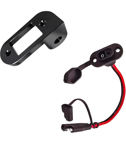 Amazon.com: Motorcycle Battery Charger Bracket, and Cable Holder
