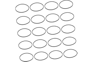 SHOWERORO 20pcs Cassette Player Rubber Belts for Tape Recorders Replacement Recorder Belts Shape Flexible and