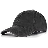 XXL Baseball Cap For Big Heads, Soft Crown Washed Dad Hat, Oversized Denim Cap For Men Women Golf, Travel, Daily Wear