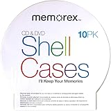 MEMOREX C-Shell Cases Clear 10PK