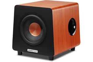 AIYIMA 800X 8 Inch Powered Subwoofer, Incredibly Deep Bass and Powered Subwoofer Woofer Speaker Amplifier for Home Theater,RC
