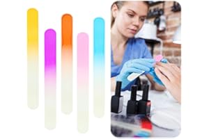 5 Pcs Glass Nail File Baby Gentle Newborn Infant Files, Crystal Emery Boards for and Toddler Nails Safe Filer Set Soft Perfec