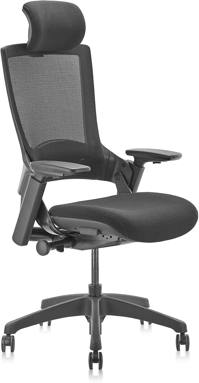 Amazon.com: CLATINA Ergonomic High Swivel Executive Chair with Adjustable Height Head 3D Arm 
