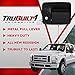 T1A Exterior Front Driver Door Handle Replacement, Upgraded Metal - Compatible with 1999-2016 Ford F-250 F-350 F-450 F-550 Super Duty - Textured Black with Keyhole - OEM 7C3Z-2522405