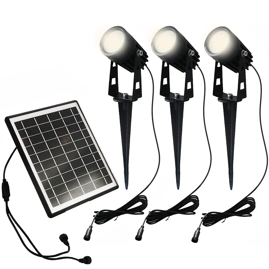 Frostfire Moonori Glowzest Solar Spotlights (Set of Three)