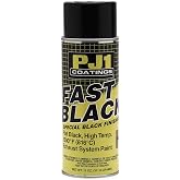 PJ1 16-HIT Flat Black Hi-Temp Spray Paint (Aerosol), 12 oz