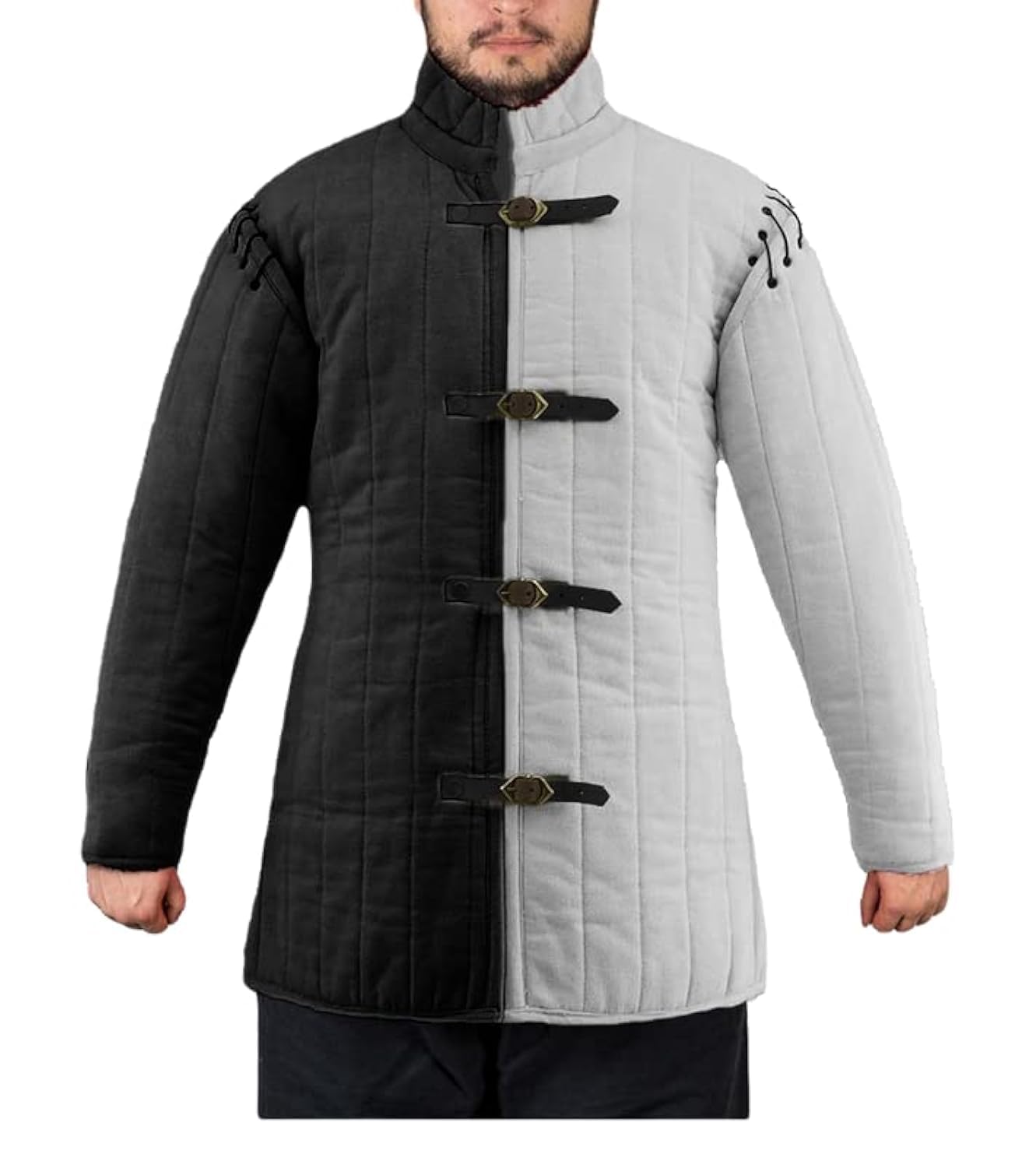 Thick Quilted Cotton Padded Gambeson DIAOMOD