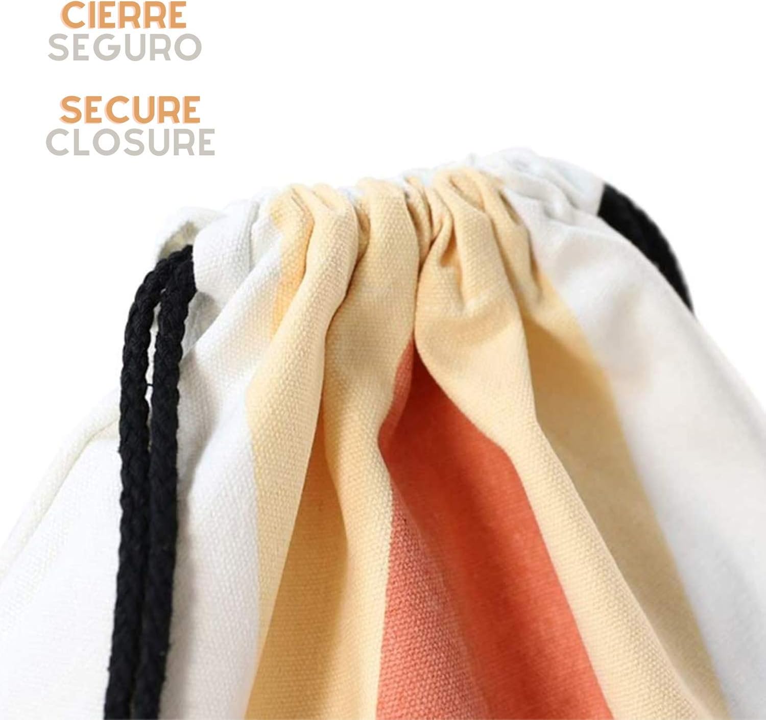 Nacnic Tote bag with design. Resistant fabric made of cotton. Orange - Image 3