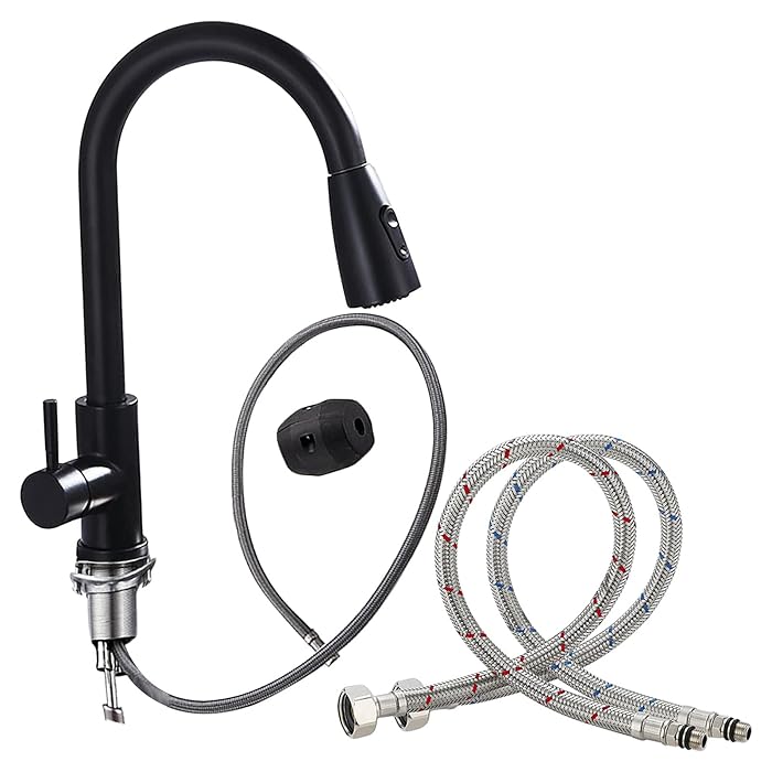 Buy TriLance Kitchen Taps with Telescopic Nozzle, Instant Hot Water