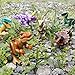 10 Pcs Dinosaur Building Blocks Action Figures Toy Set - Chimpy - Dino Stackable Figures Lot, for Boys and Girls, Perfect as Party Supplies, or as Cake Toppers