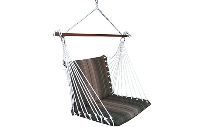 Twotree Pedar Hammock Swing (Garden Stripe Green)