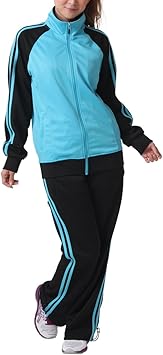 Amazon Co Jp Icepardal アイスパーダル 全8色 スリムフィットモデル レディース ジャージ上下セット 吸汗速乾素材 スポーツ アウトドア