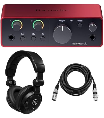 Amazon.com: Focusrite Scarlett 2i2 4th Gen USB audio Interface