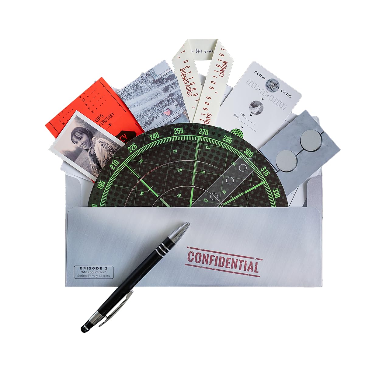 Escape Mail | Family Secrets Series | Episode 2 Only | Escape Room Kit Game for Family | Fun Adults & Teens Puzzle Mystery & Adventure