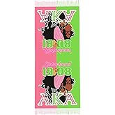 RUIFUU Aka Scarf Sorority Gifts, Winter Pashmina Shawl Wrap with Fringed Edges,Pink and Green Greek Sorority Scarves Rave Scarf Super Soft Wraps Scarves With Tassel,AKA Sorority Gift for Women