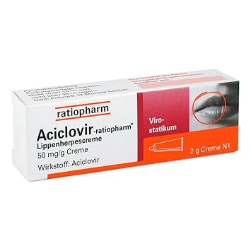 Aciclovir-ratiopharm Lippenherpescreme 2 g