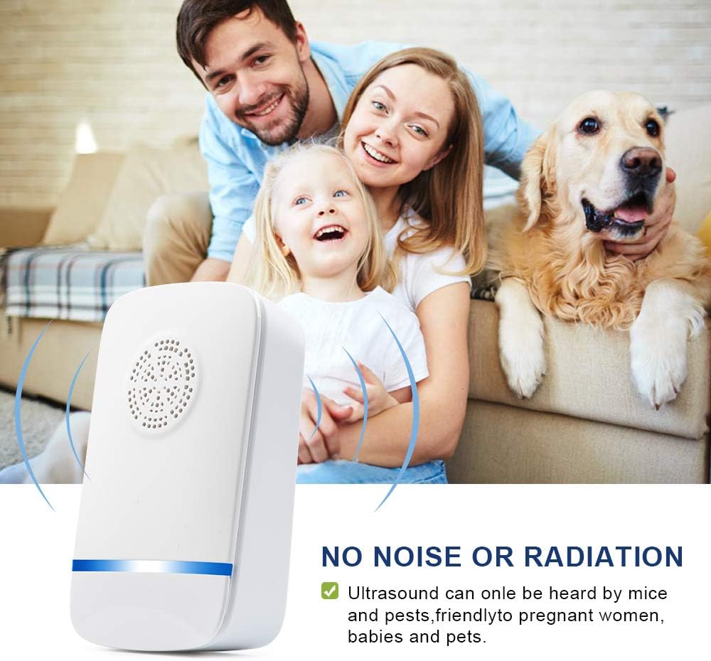 LANKOER Ultrasonic Pest Repeller - 2020 Latest Upgrade CHIP - Electronic Pest Repellent, Mouse Repeller Plug in Pest Control: Health & Personal Care